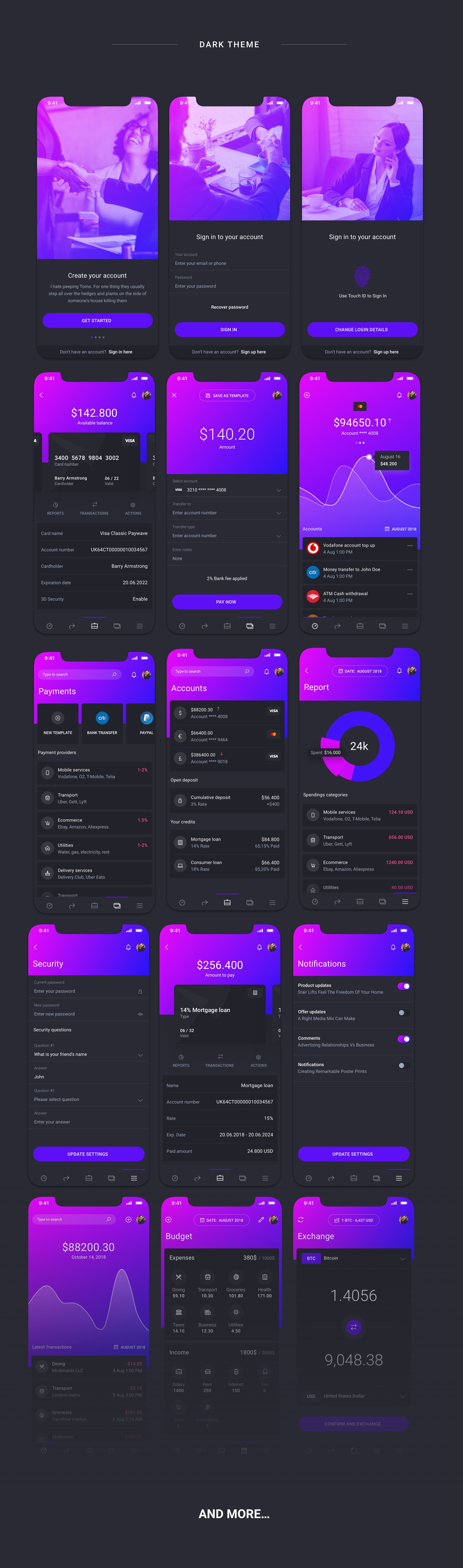 IOWalley - Mobile UI kit for Banking Apps & Crypto Wallets - 11